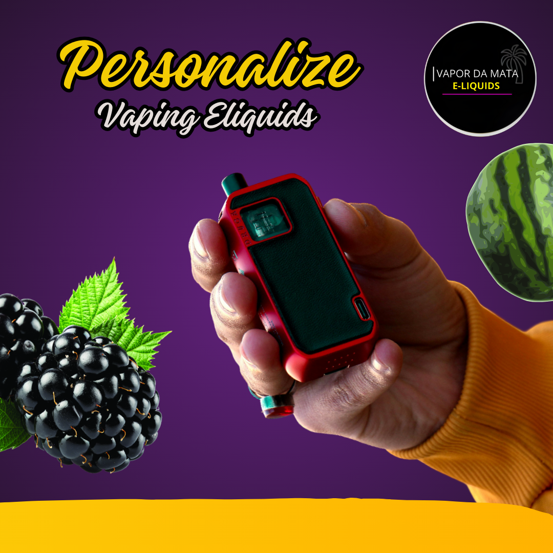 Personalize Sua Essência de Vape..